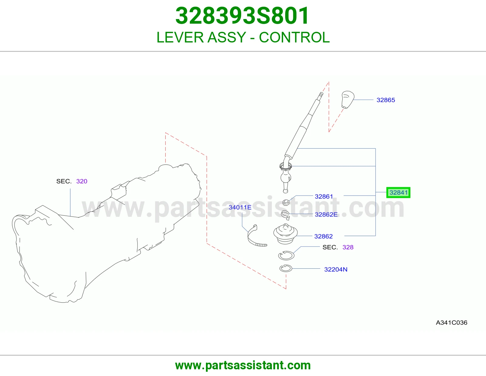 ذراع تحكم كامل 328393S801