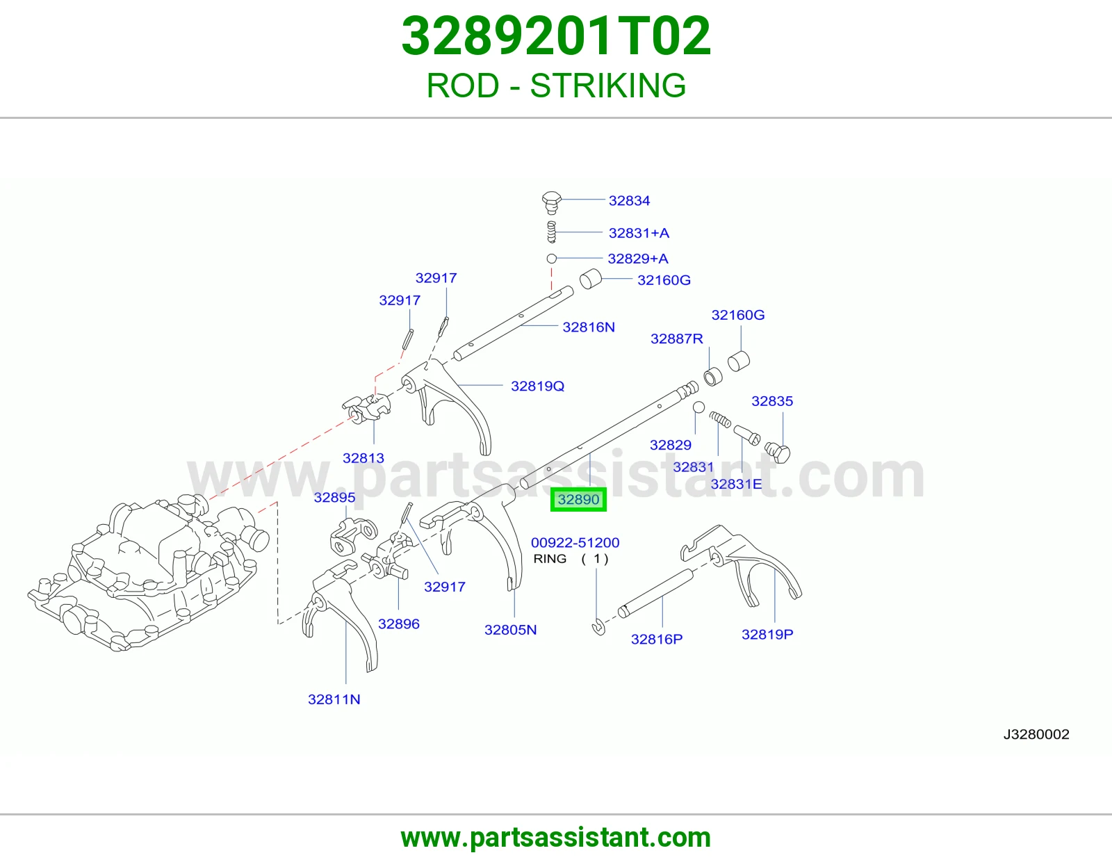 ذراع تعشيق 3289201T02