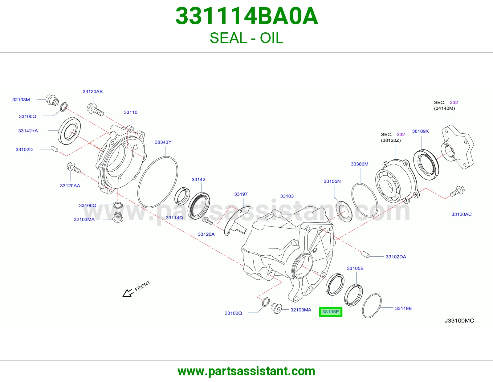 جلدة زيت 331114BA0A