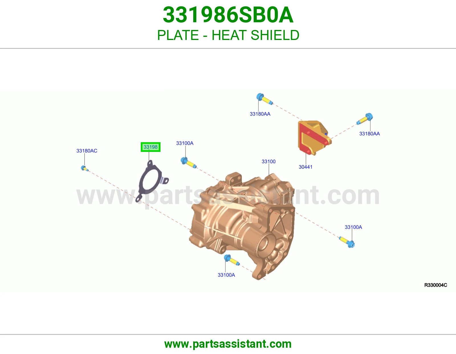 صاجة عازل حرارة 331986SB0A