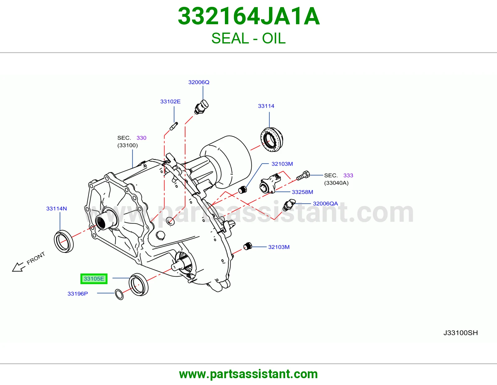 جلدة زيت 332164JA1A