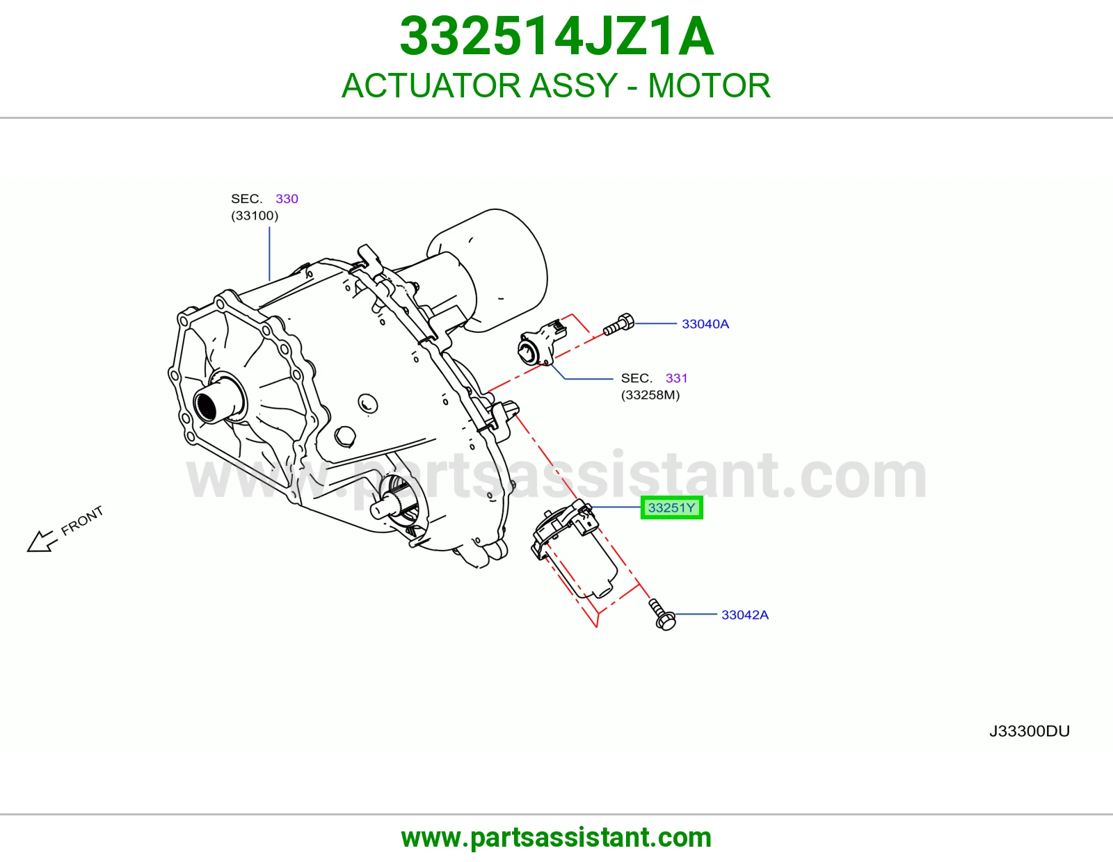 تمتيك دينمو كامل 332514JZ1A