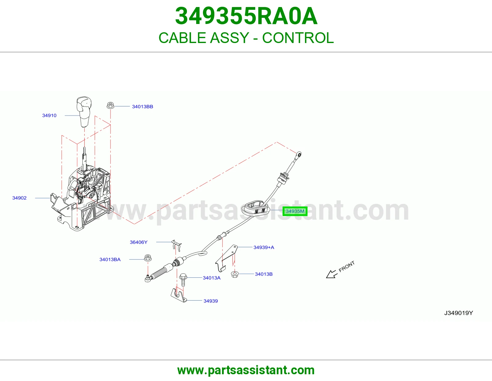 سلك تحكم كامل 349355RA0A