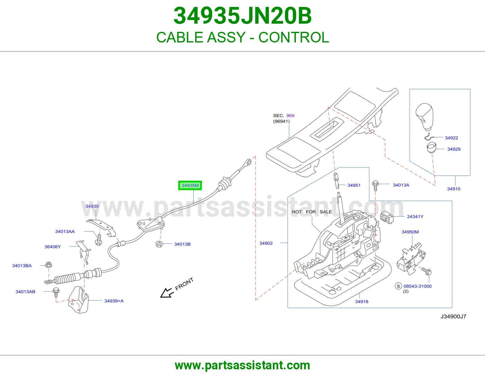 سلك تحكم كامل 34935JN20B