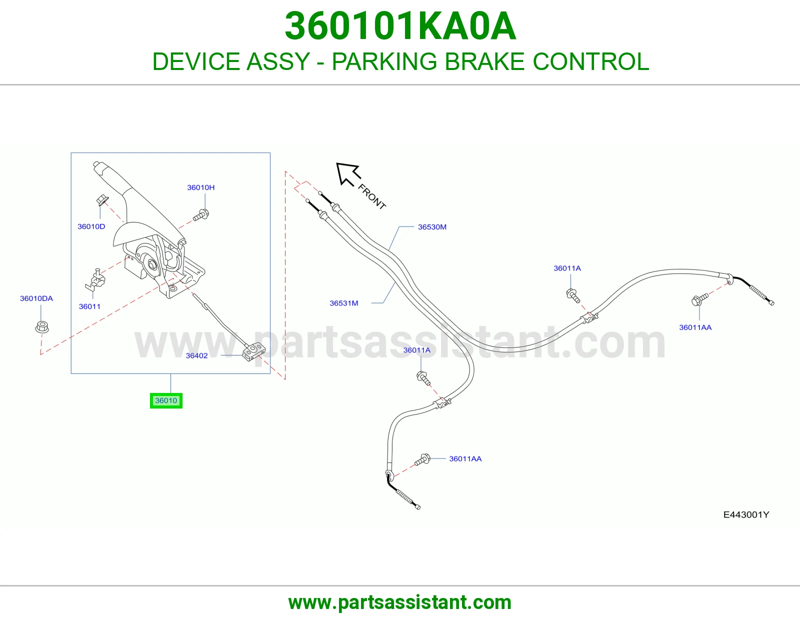 جهاز تحكم جلنط كامل 360101KA0A