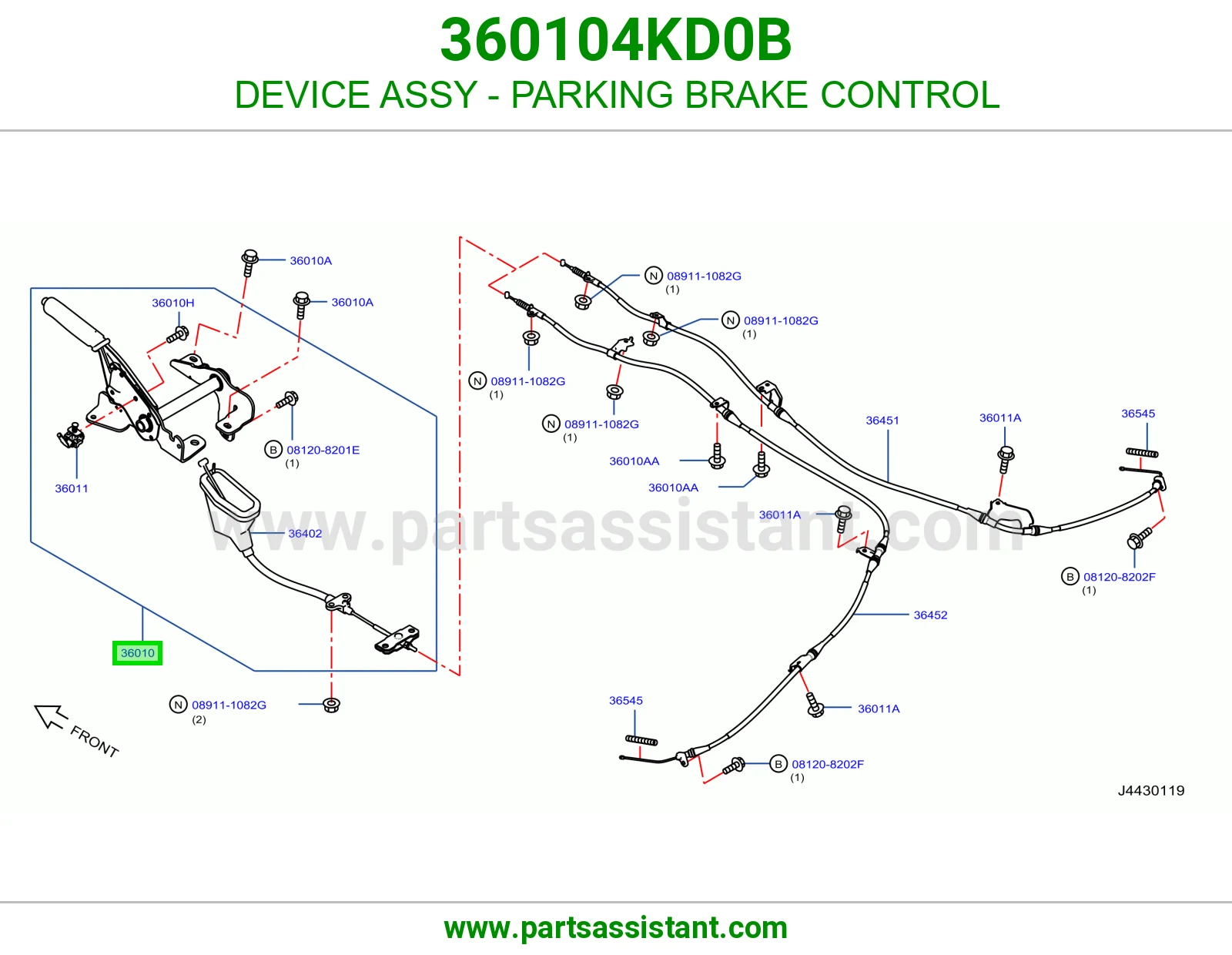 جهاز تحكم جلنط كامل 360104KD0B