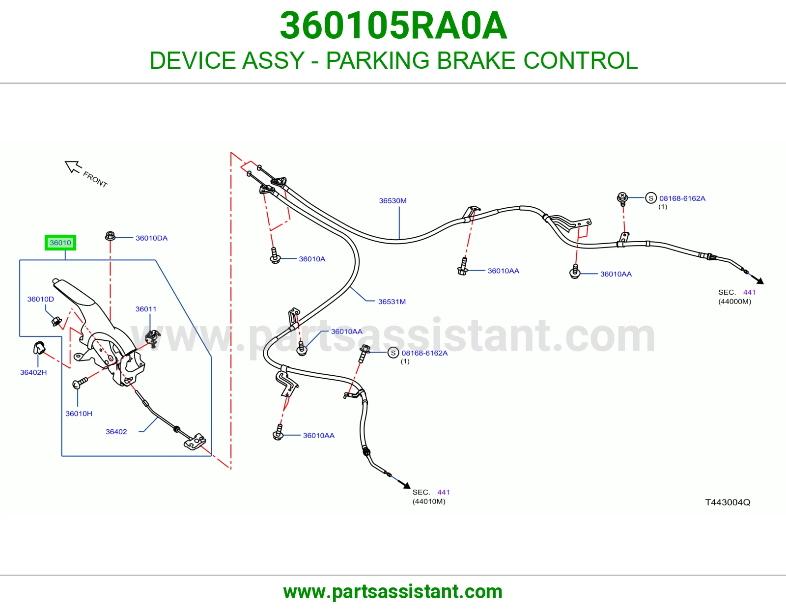 جهاز تحكم جلنط كامل 360105RA0A