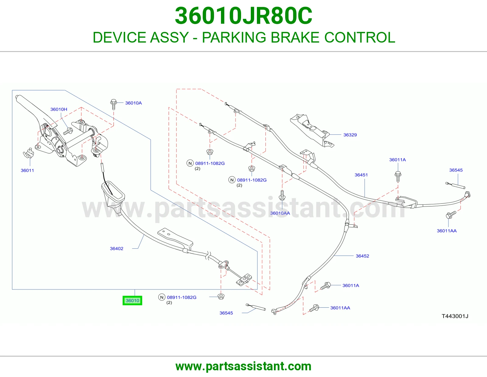 جهاز تحكم جلنط كامل 36010JR80C