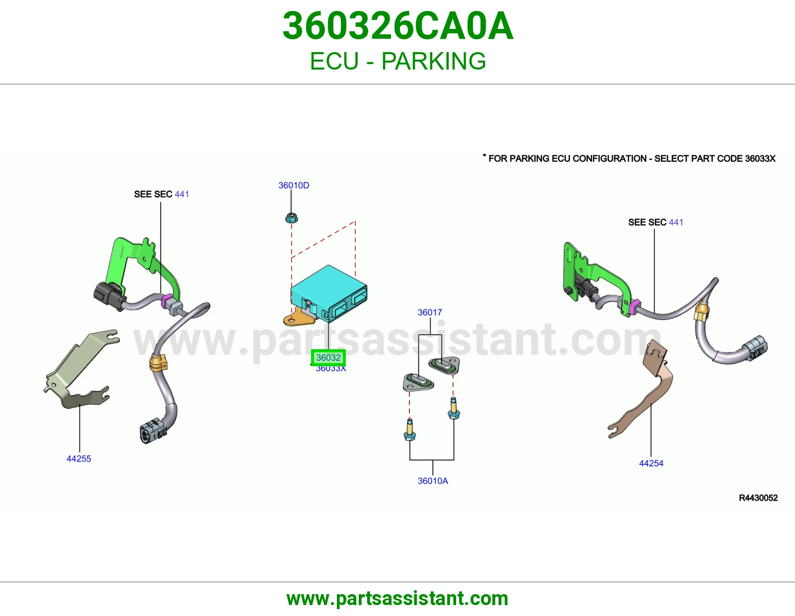 كمبيوتر (ECU) باركنق 360326CA0A