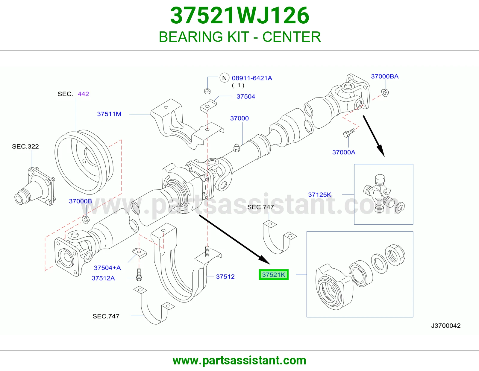 شيال عمود 37521WJ126