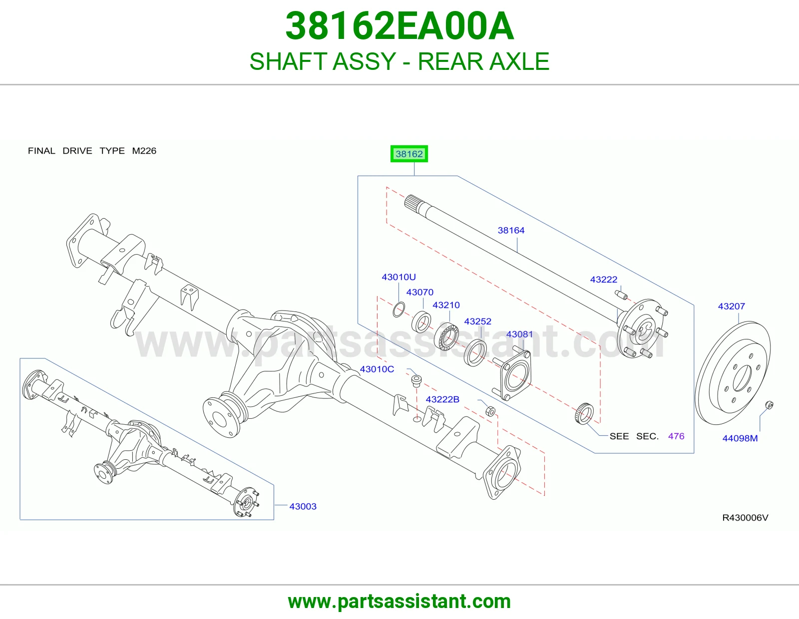 عكس خلفي 38162EA00A