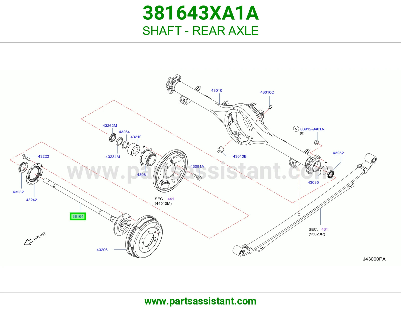 عكس خلفي 381643XA1A