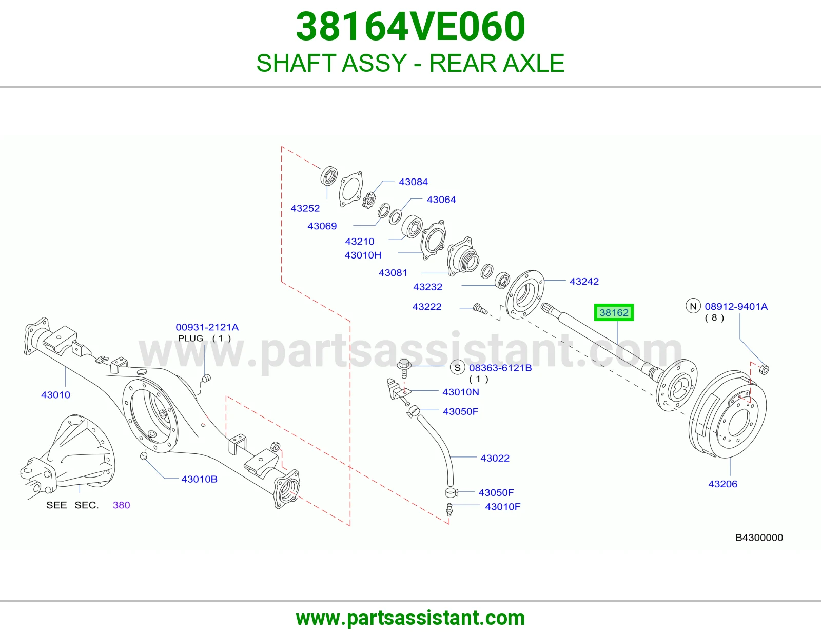 عكس خلفي 38164VE060