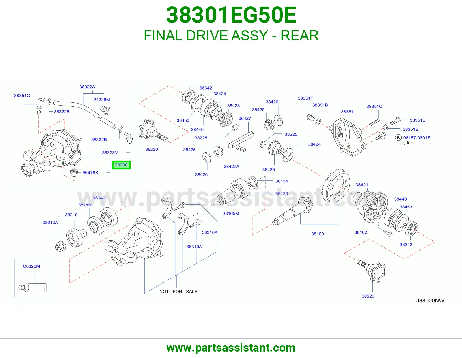 كارونه خلفيه 38301EG50E