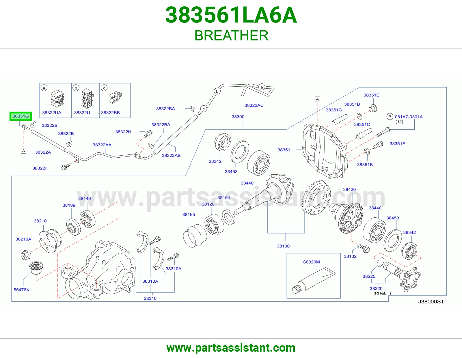 فتحة تنفيس 383561LA6A