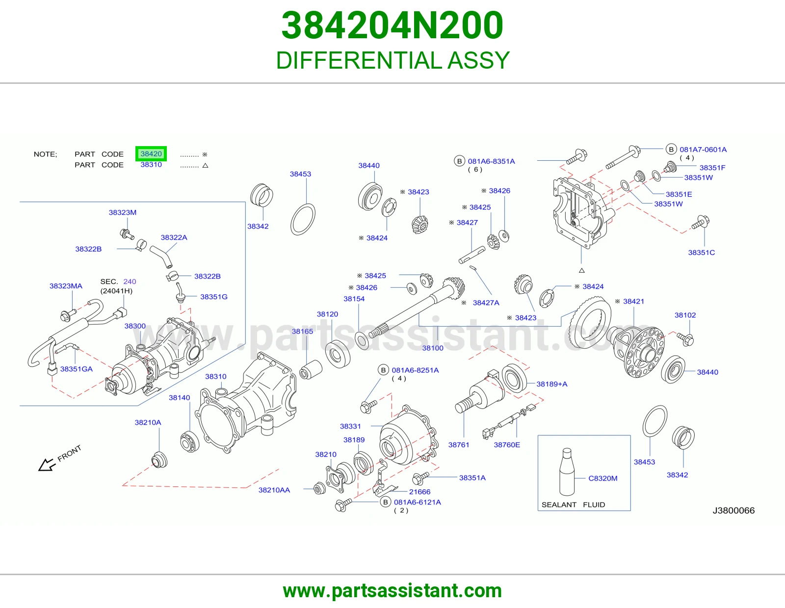 دفرنس كامل 384204N200