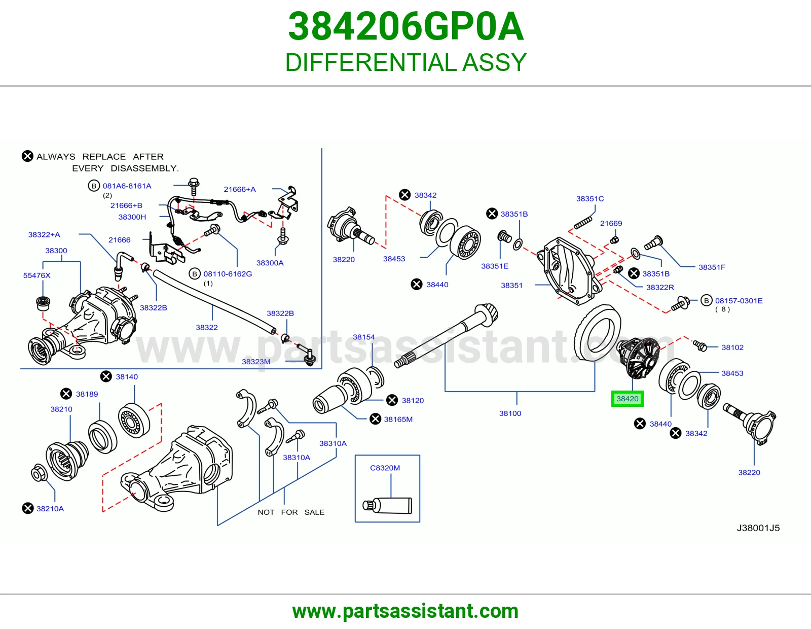 دفرنس كامل 384206GP0A