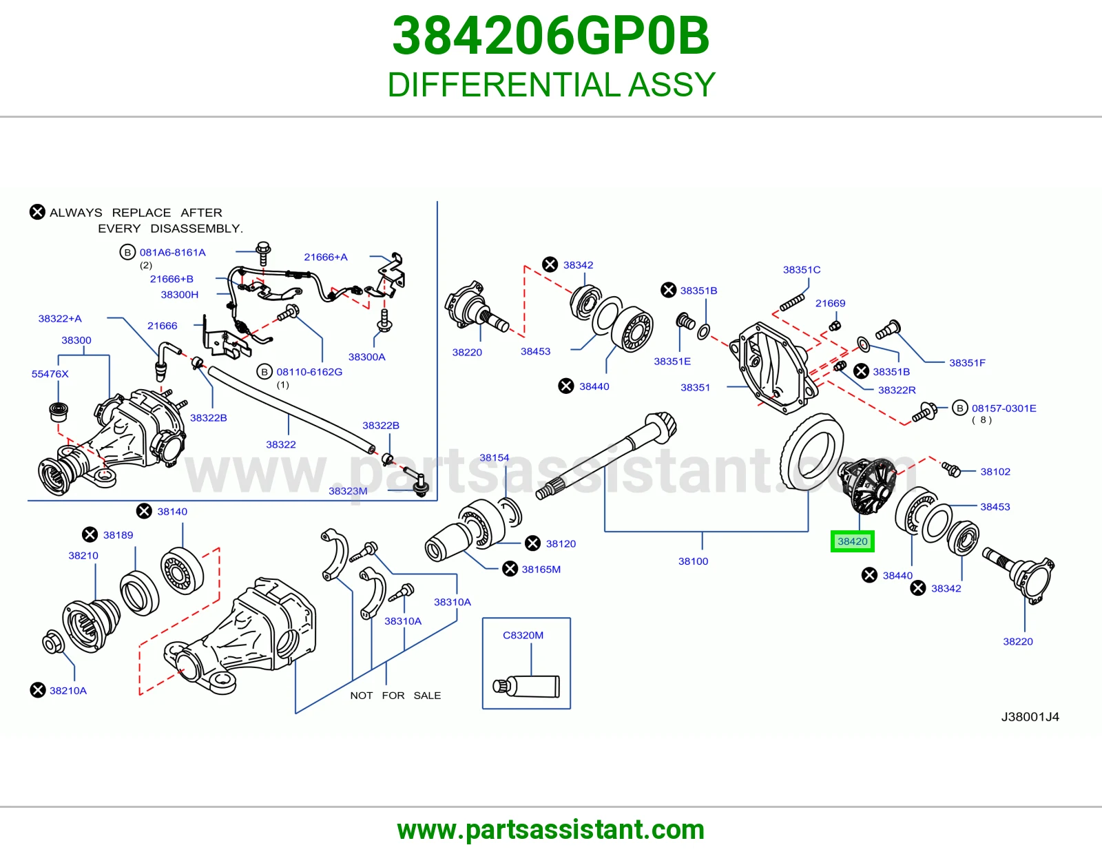 دفرنس كامل 384206GP0B