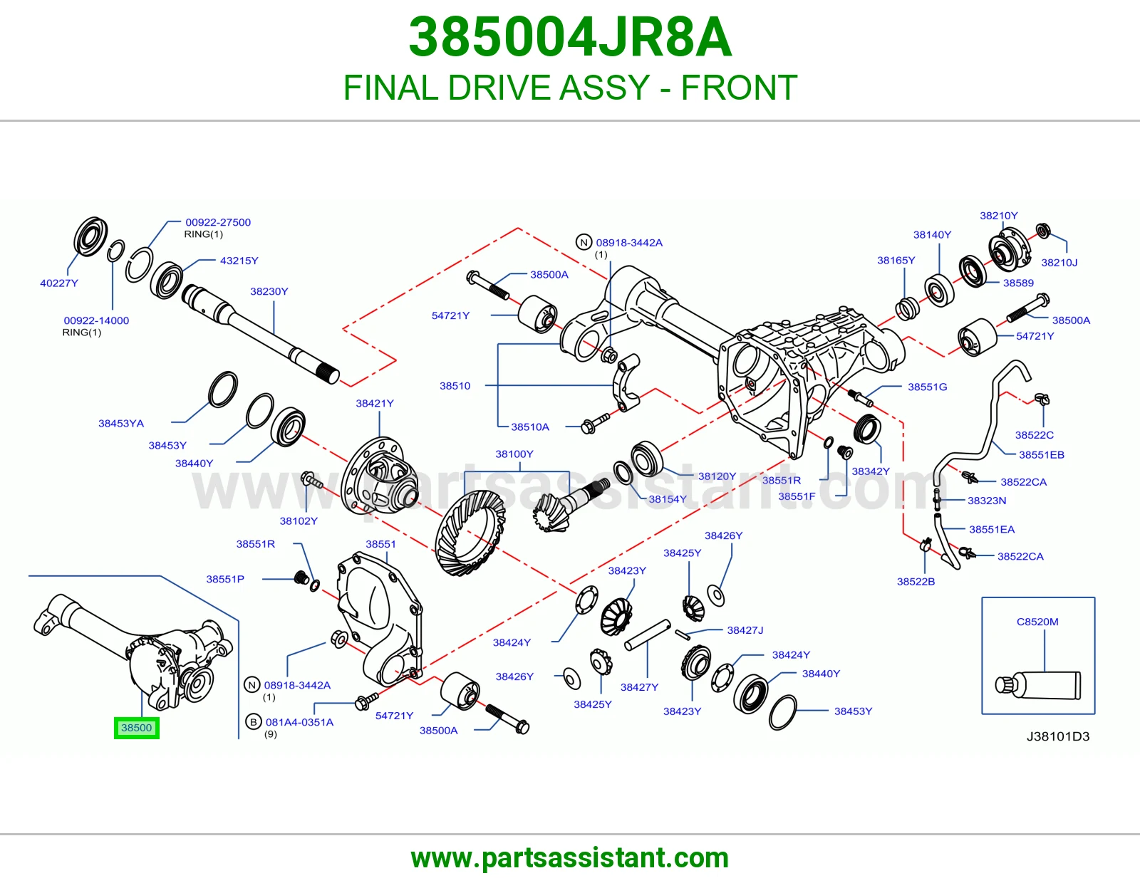 دفرنس امامي 385004JR8A