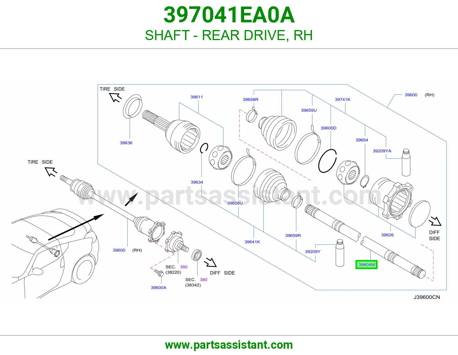 عمود دفع خلفي يمين 397041EA0A