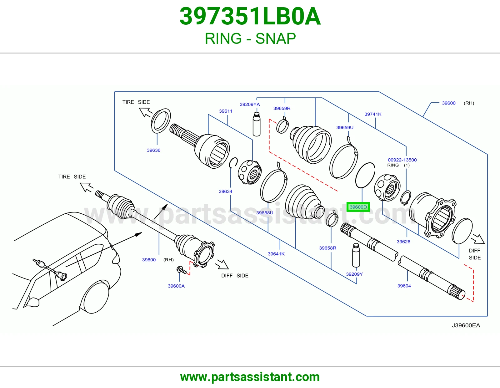 حلقة كلبس 397351LB0A