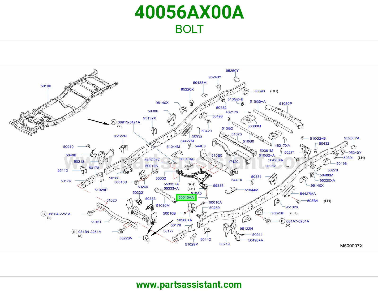 مسمار 40056AX00A