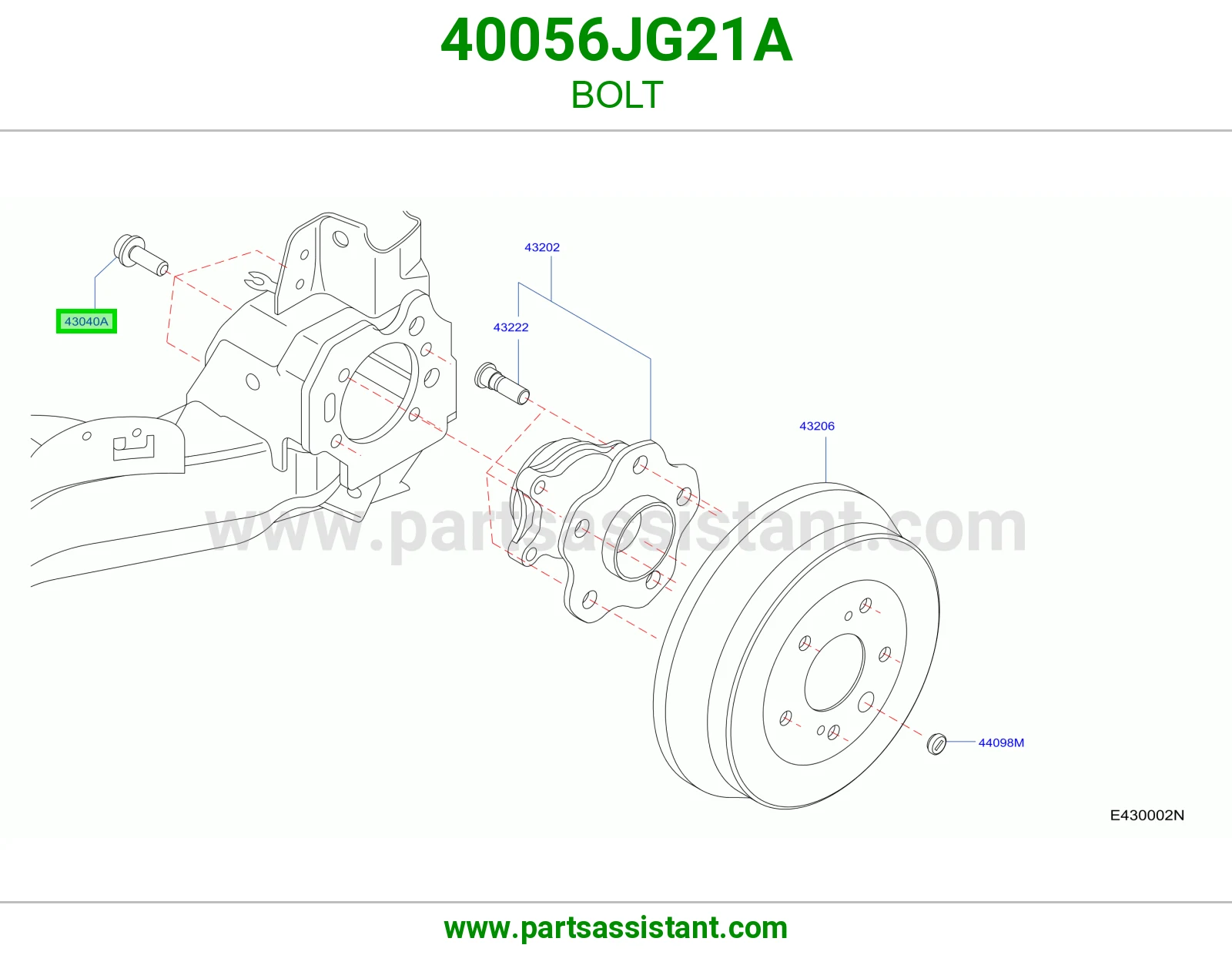 مسمار 40056JG21A