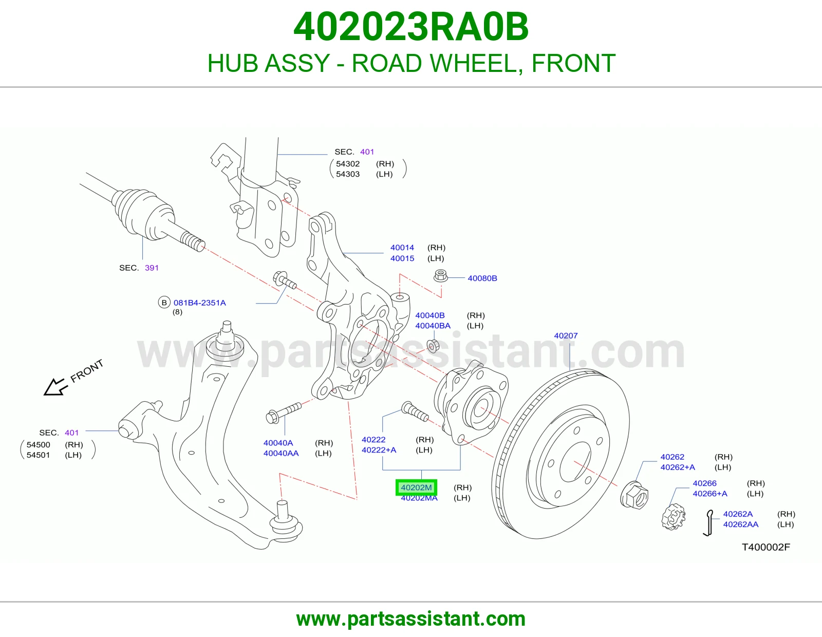 فلنجه كفر امامي 402023RA0B