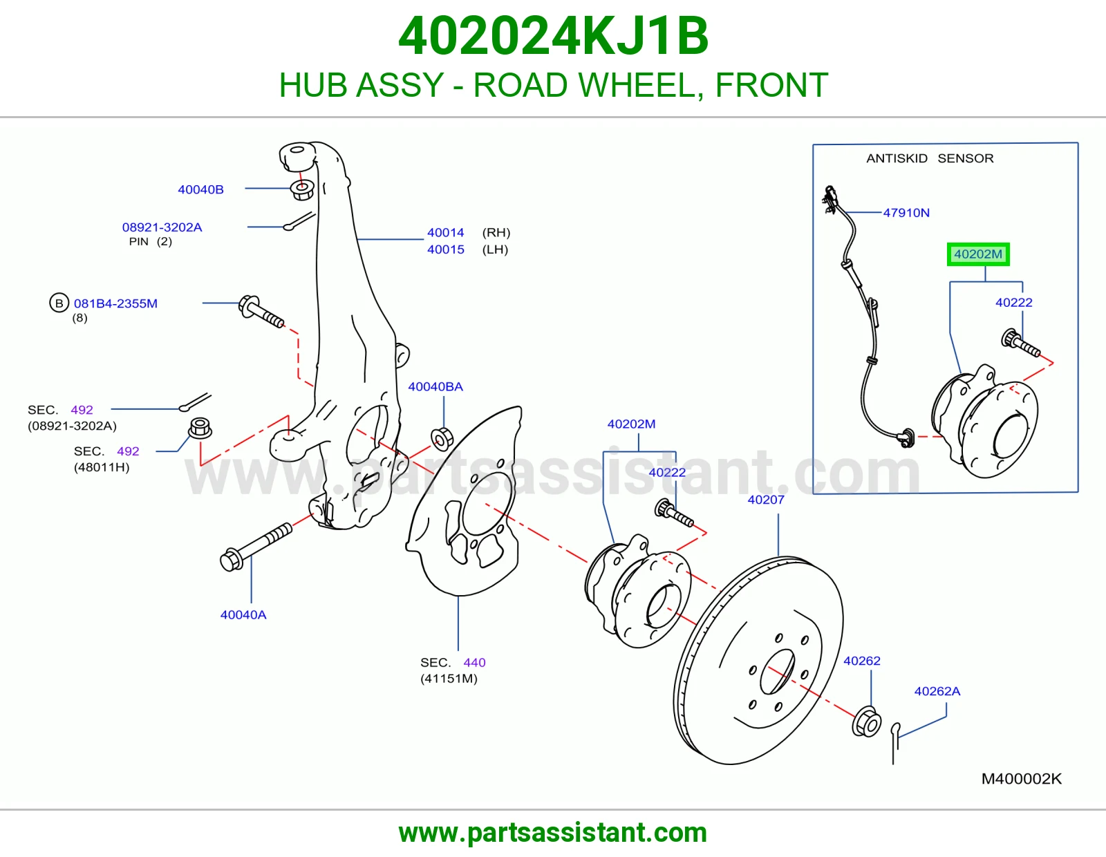 فلنجه كفر امامي 402024KJ1B