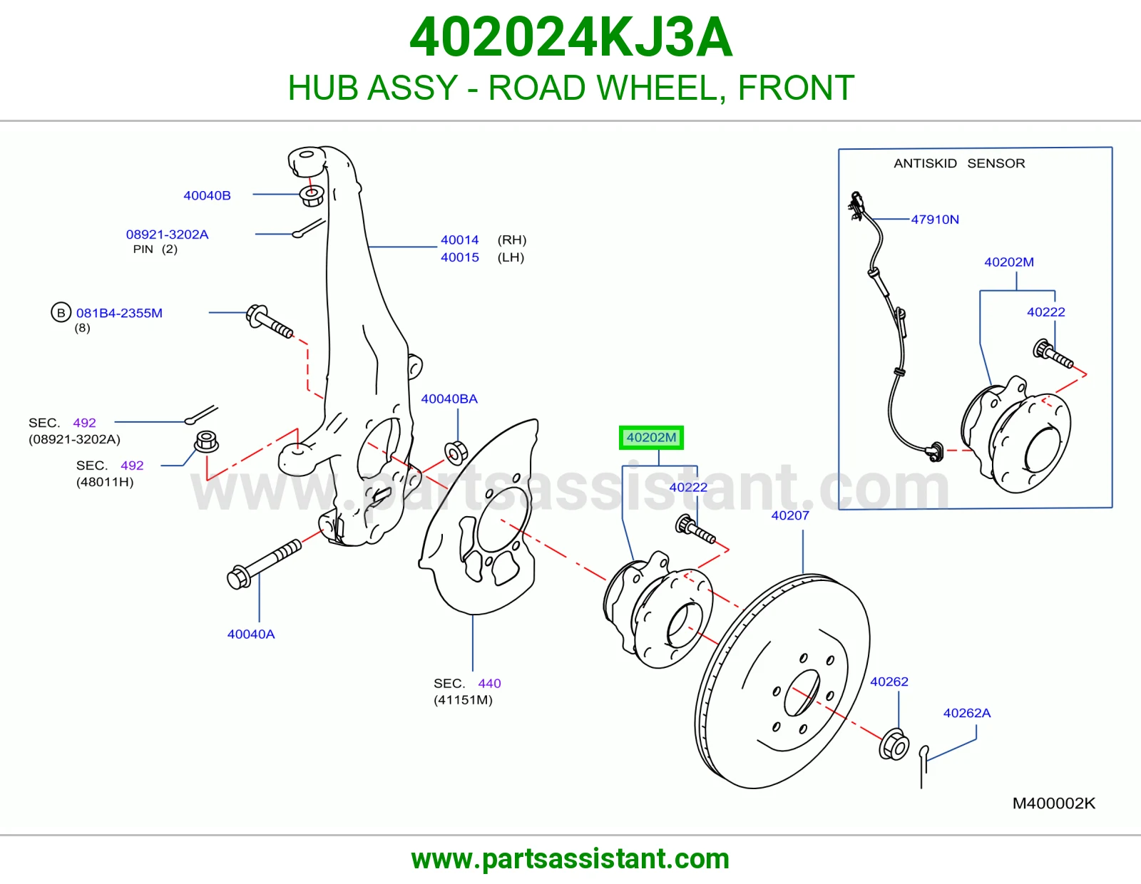 فلنجه كفر امامي 402024KJ3A