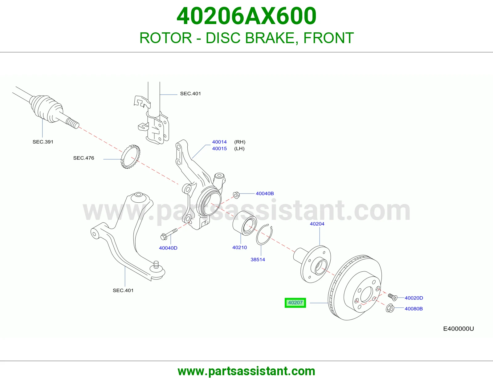 هوب كفر امامي 40206AX600