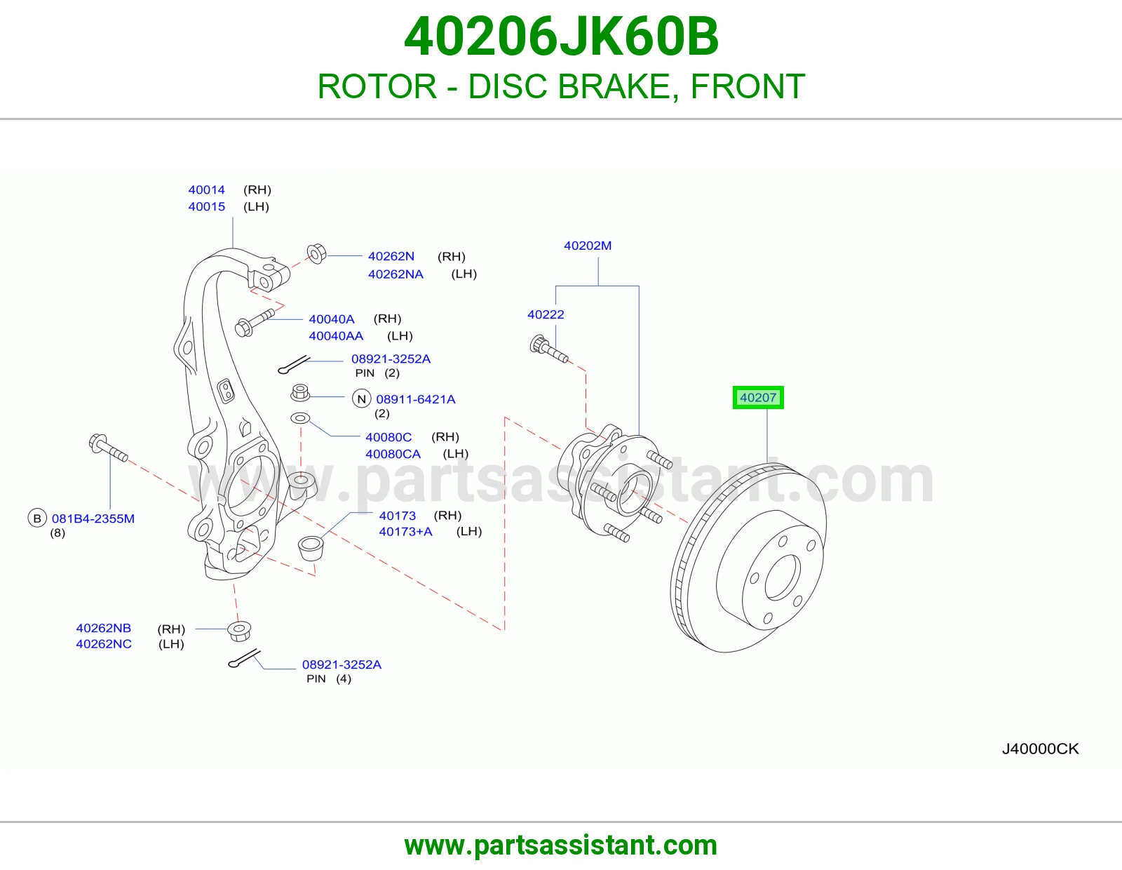 هوب كفر امامي 40206JK60B