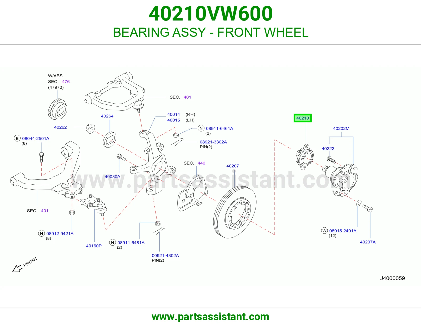 رمان عكس خلفي 40210VW600
