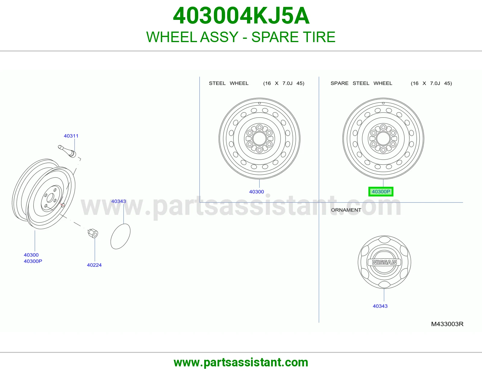 جنط 403004KJ5A