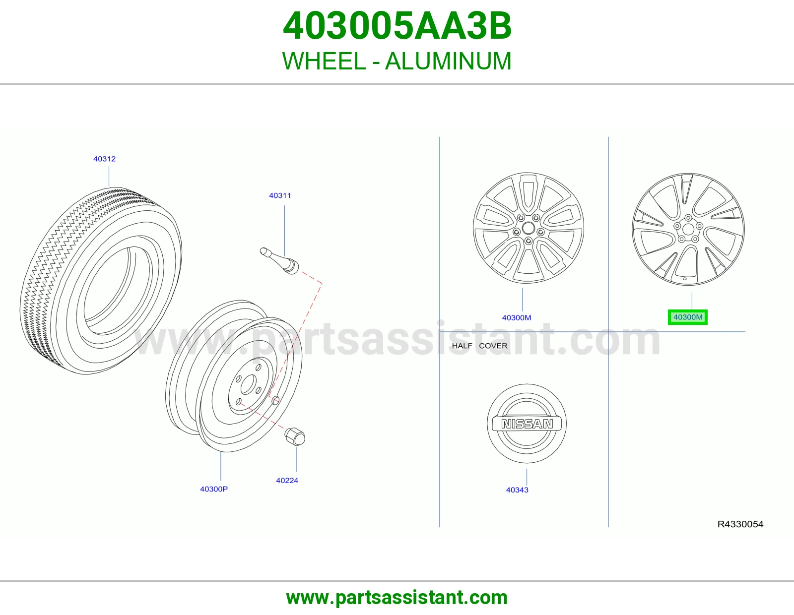 جنط 403005AA3B