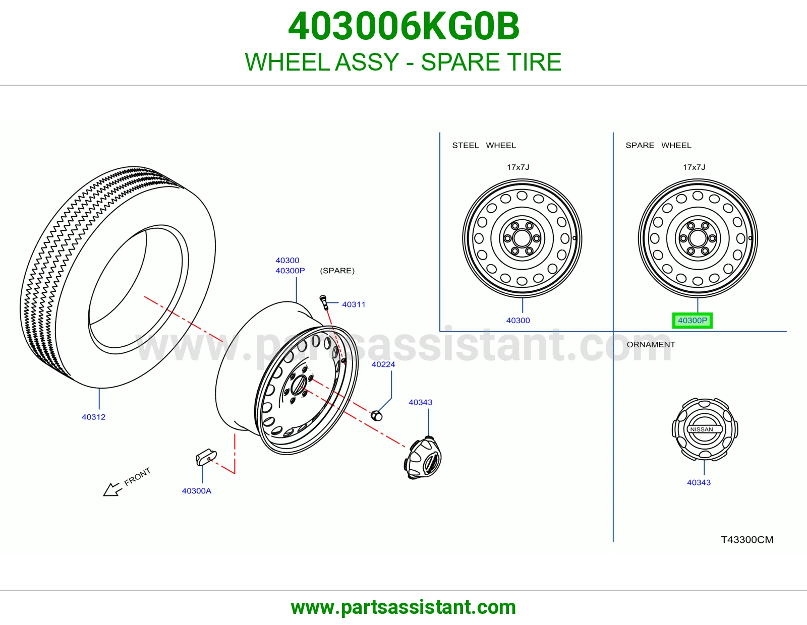 جنط 403006KG0B