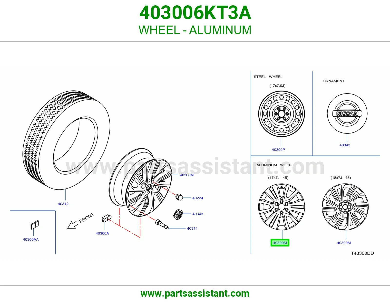 جنط 403006KT3A