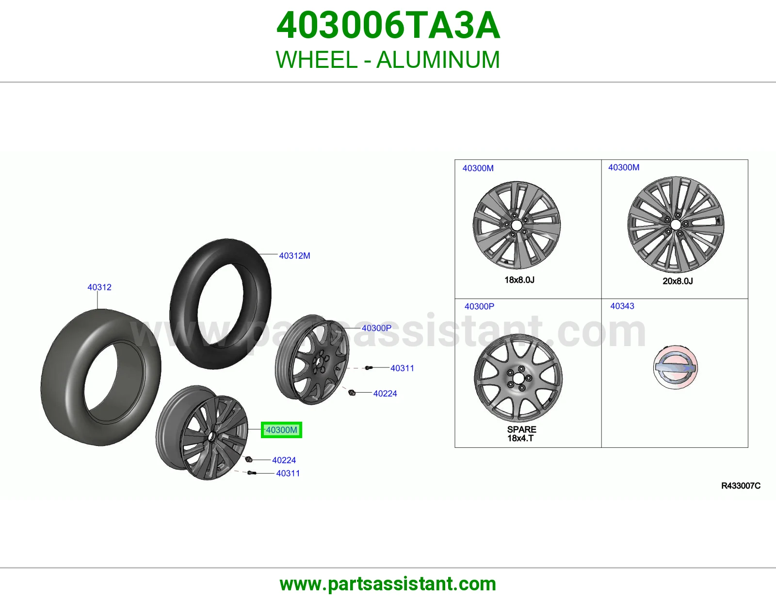 جنط 403006TA3A