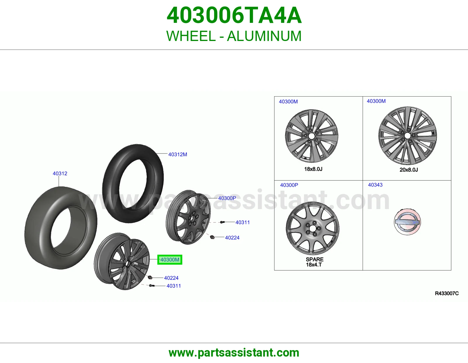 جنط 403006TA4A