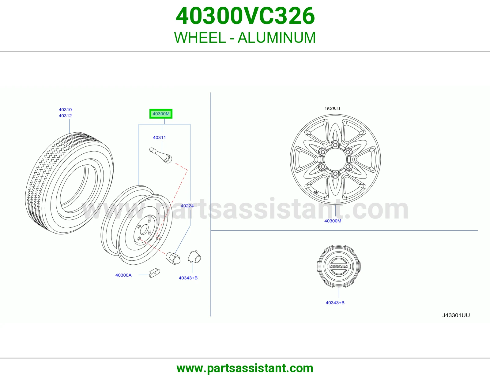 جنط 40300VC326