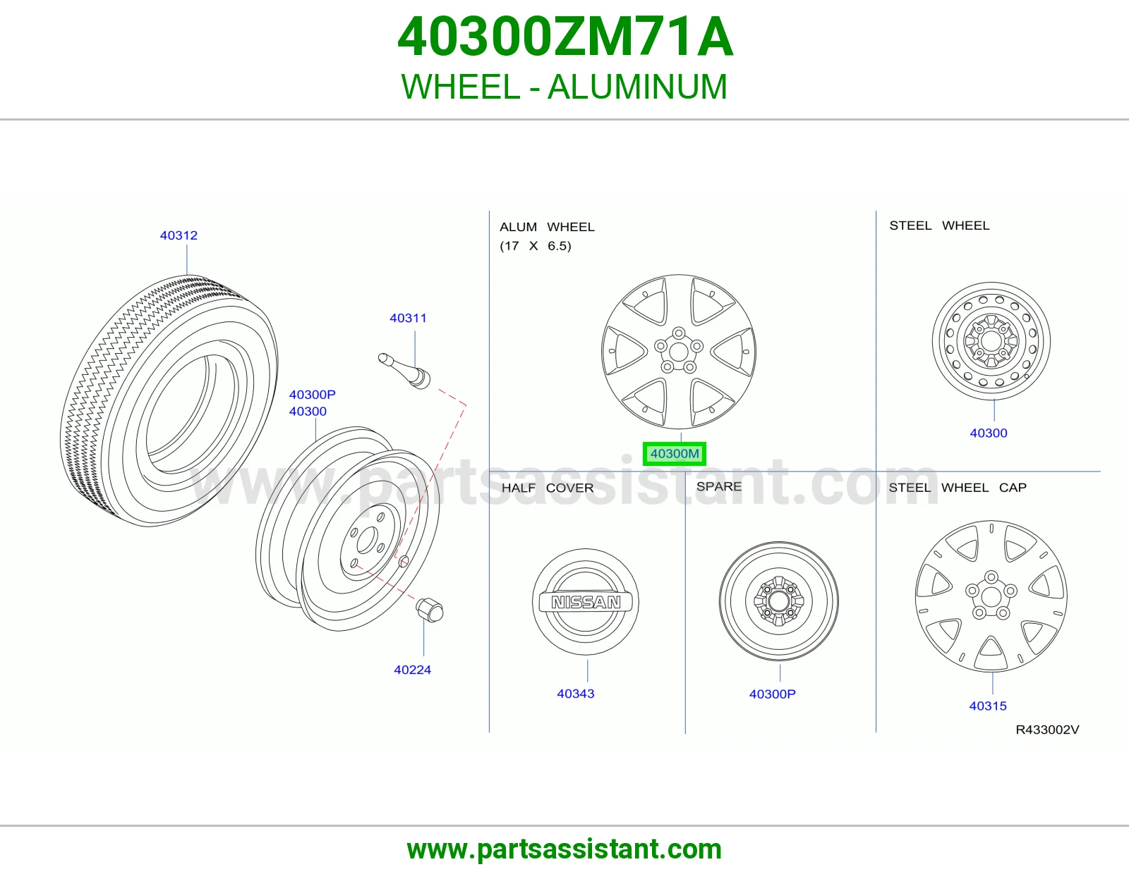 جنط 40300ZM71A