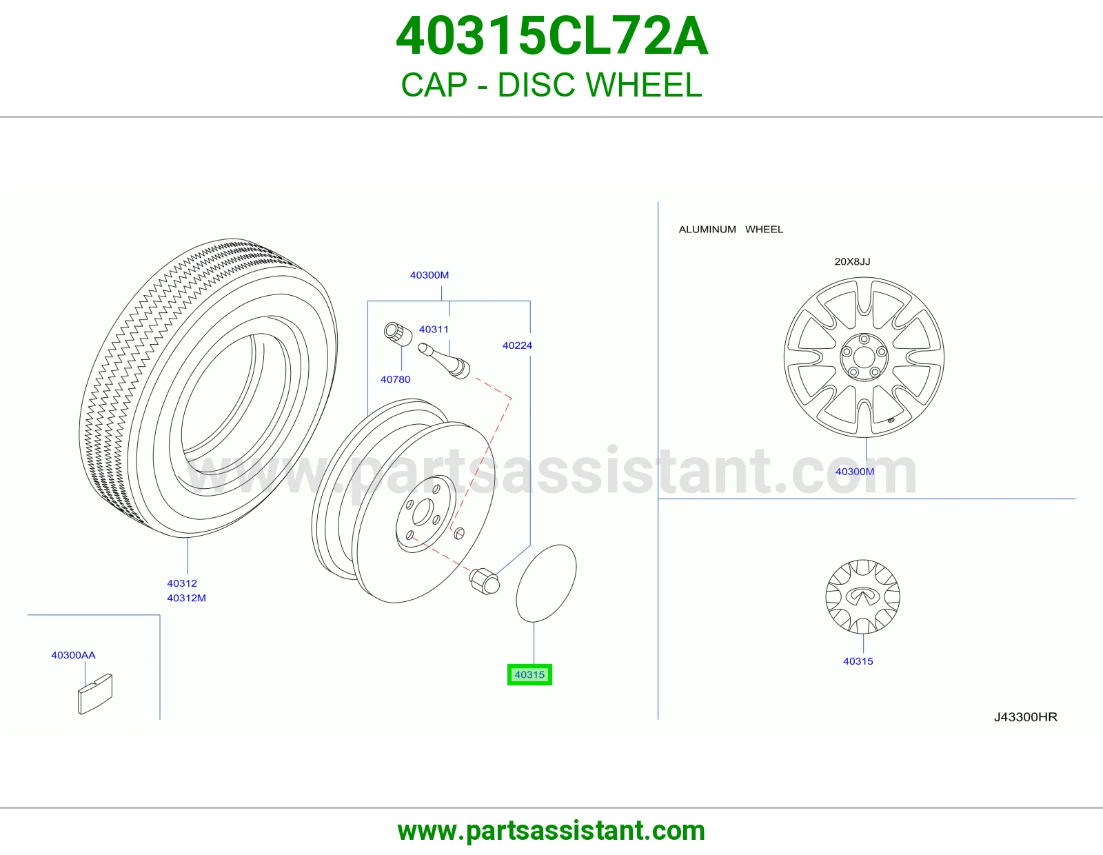 طاسه كفر 40315CL72A