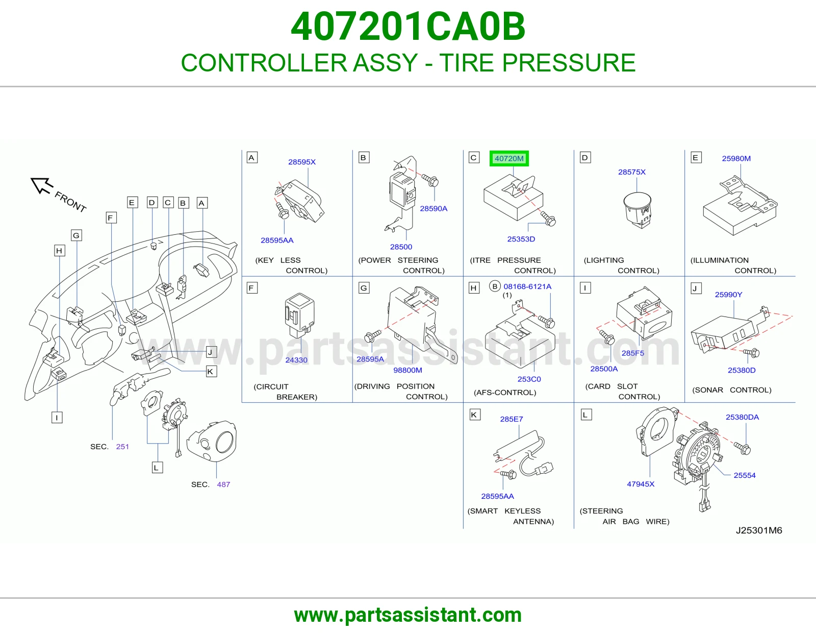 كنترول ضغط كفرات كامل 407201CA0B