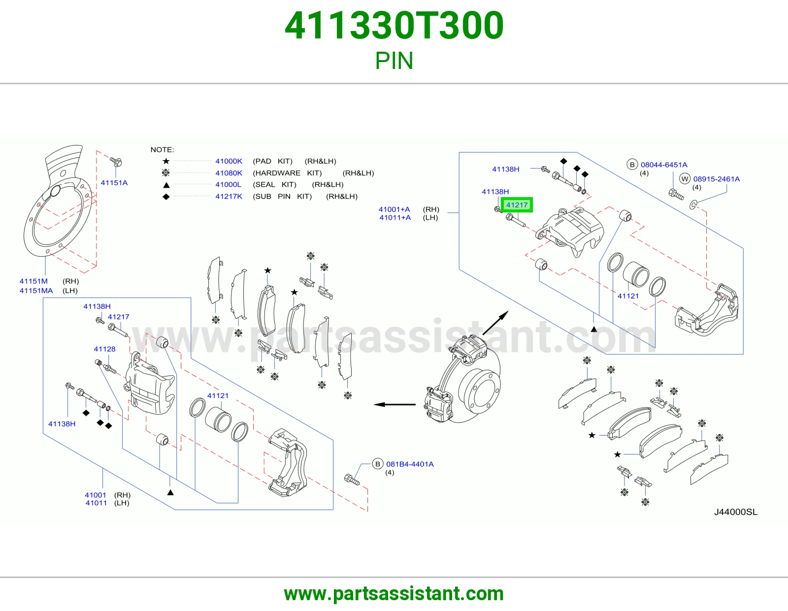 مسمار 411330T300