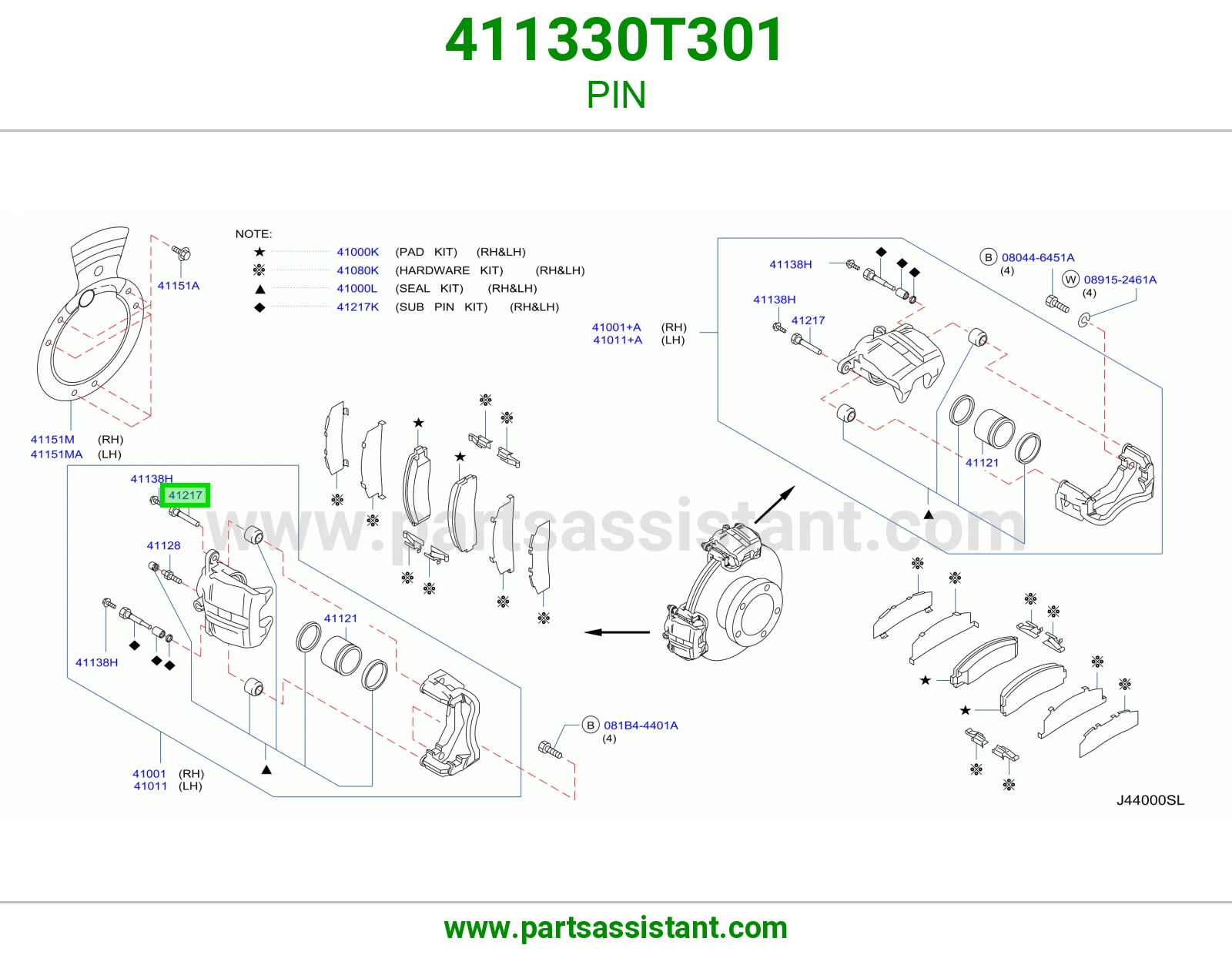 مسمار 411330T301