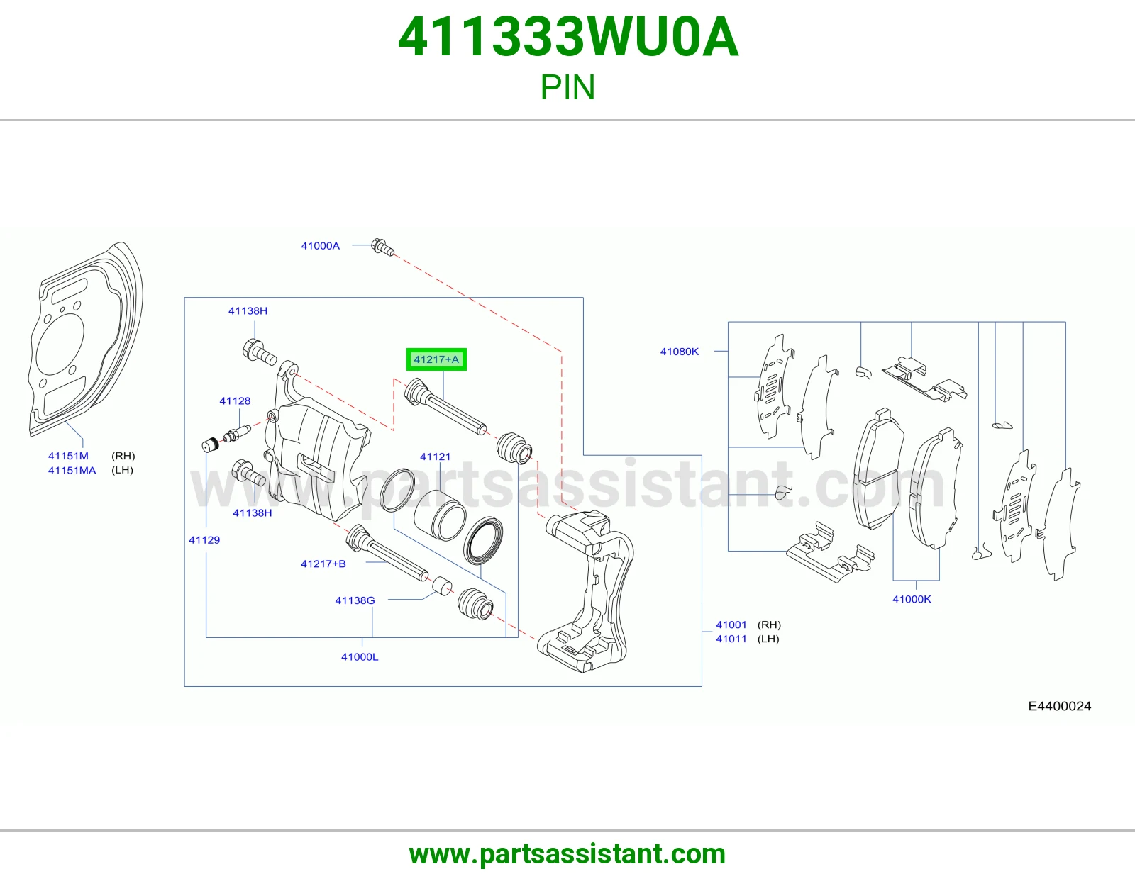 مسمار 411333WU0A