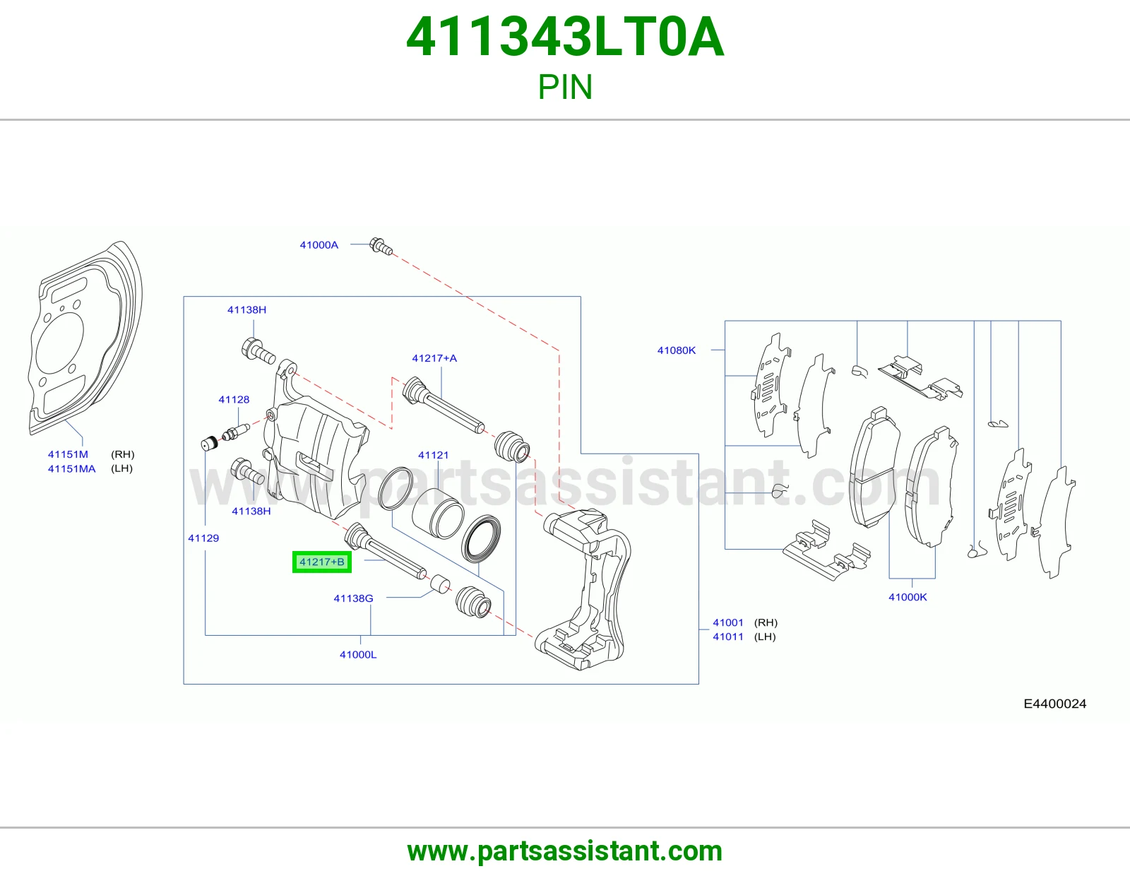مسمار 411343LT0A