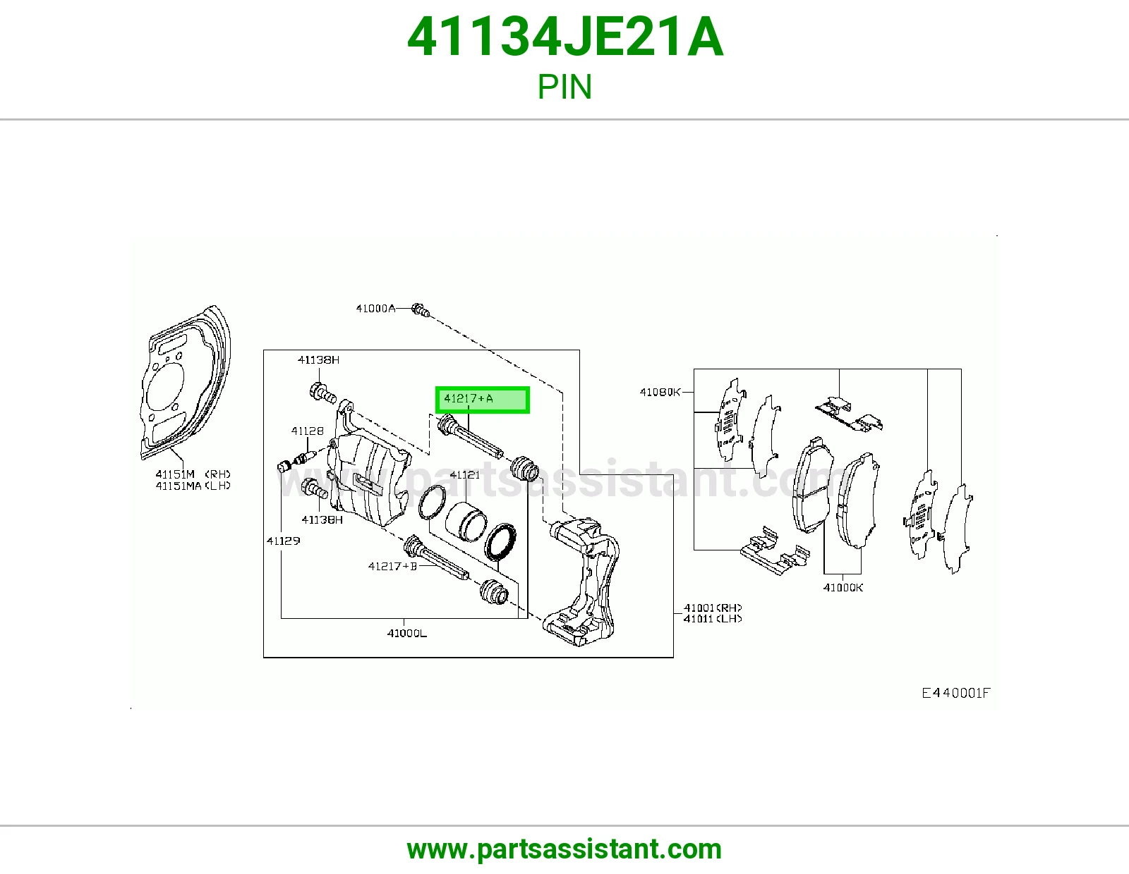 مسمار 41134JE21A