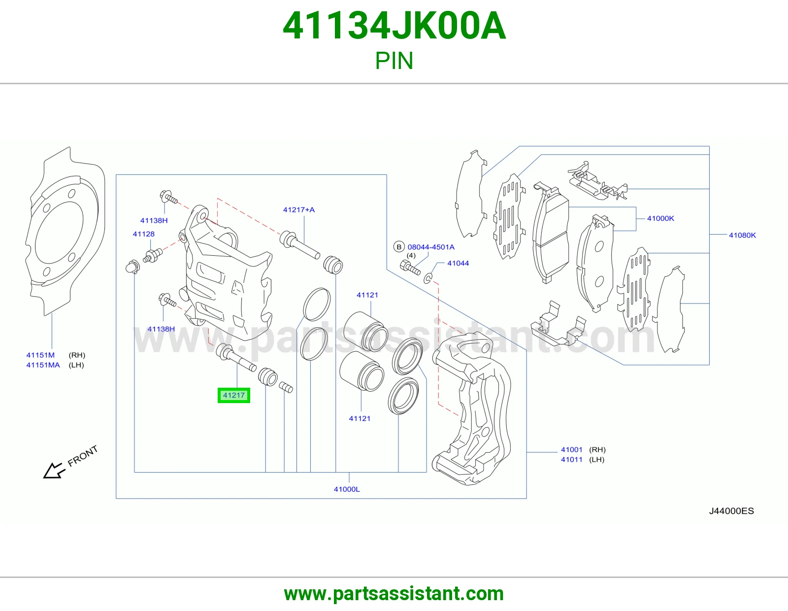 مسمار 41134JK00A