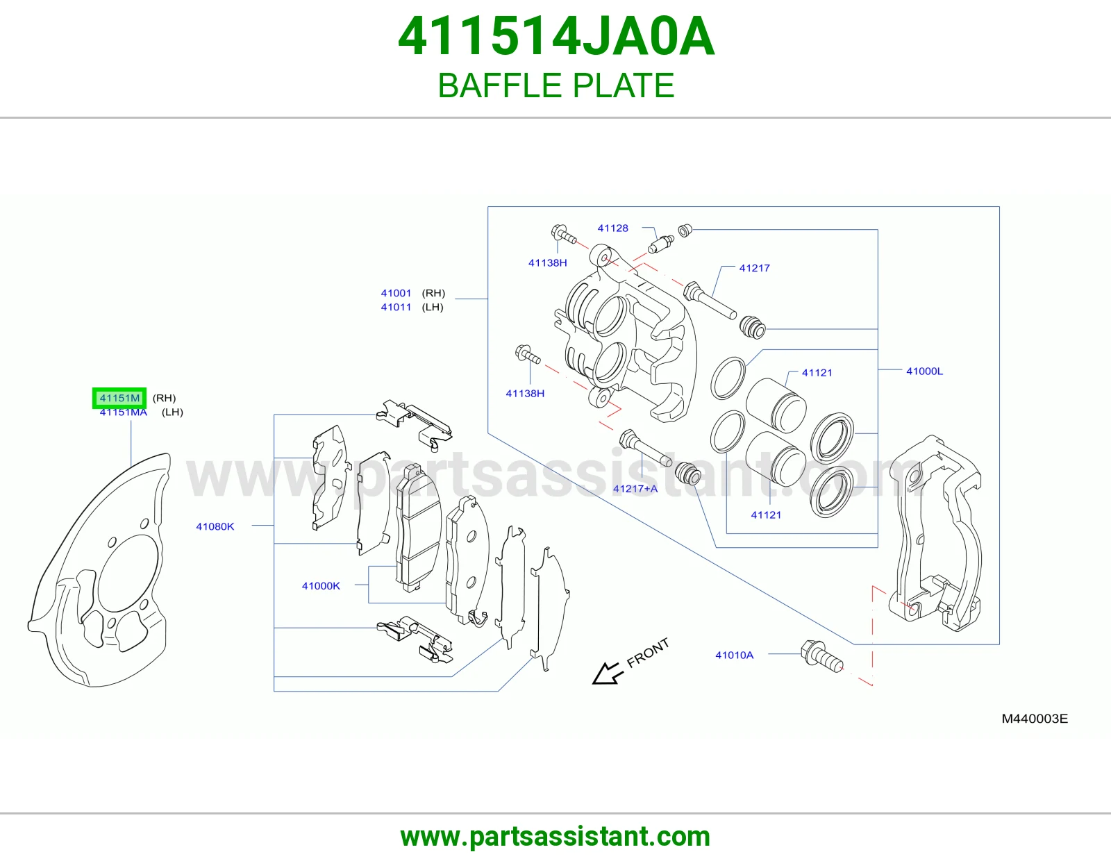 صاج حاجز 411514JA0A